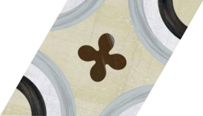 Diamante di Legno Cement 17×20 Diamond Deco 1 Field Tile