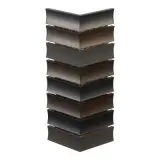 Sairin Black Mix 1×4 Corner Mosaic