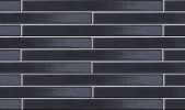 Arcaico Border Matt Black 1×9 Field Tile Bright