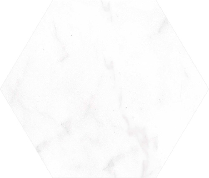 Concert White 7×6 Hexagon Field Tile Matte Rectified