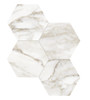 La Marca Calacatta Paonazzo 6″ Hexagon Mosaic Polished