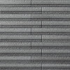 EcoCarat Granas Line Dark Grey 1×3 Internal Corner Mosaic