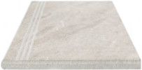 Earth Manhattan Grey 12×24 Exterior Coping Stair Tread Matte