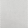 Nano White 3/8″ Hexagon Mosaic