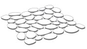 Pebble 12×12 Spindrift Mosaic Honed