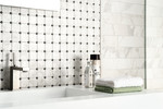 Calacatta Calacatta 3x12, Ottagona Mosaic and Matita