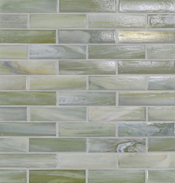 Agate Pienza 1×4 Brick Mosaic Pearl