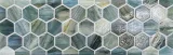 JAW (Just Add Water) Amalfi 2″ Hex Border Mosaic Pearl