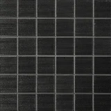 Biyusai Black 2×2 Relief Mosaic