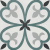 D_Segni Color Clover 8×8 Clover Decorative Tile Matte