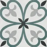 D_Segni Color Clover 8×8 Clover Decorative Tile Matte