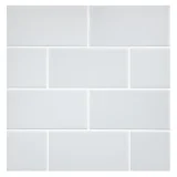 TrueTones Ceramics Hint Of Grey Gloss 3×6 Field Tile Gloss