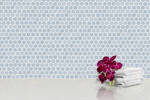 Mosaics Light Blue Hexagon Mosaic