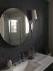 Mosaics Black Penny Round Mosaic