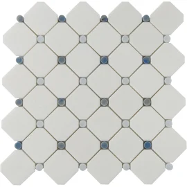 Accent Bleu Multicolor 12×12 Candy Dot Mosaic Polished
