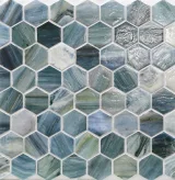 JAW (Just Add Water) Amalfi 2″ Hex Mosaic Pearl