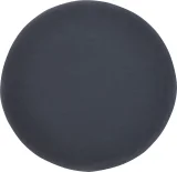 Cursive Charcoal 4×4 Circle Glossy