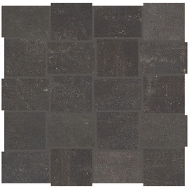Transit Black 2×3 Modern Weave Mosaic Matte
