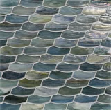 JAW (Just Add Water) Amalfi 1×3 Feather Mosaic Pearl