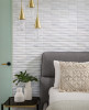 Dunes Mosaic Crystal White Honed
