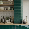 Sweet Bars Royal Green Gloss 5x10 and Fayenza Royal Green 5x5