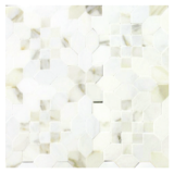 Specialty Mosaic Collection Asian Carrara Ultra And Calacatta Gold 12×12 Lucid Mosaic