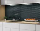 Multiplier Dark Grey 2 Hexagon Mosaic