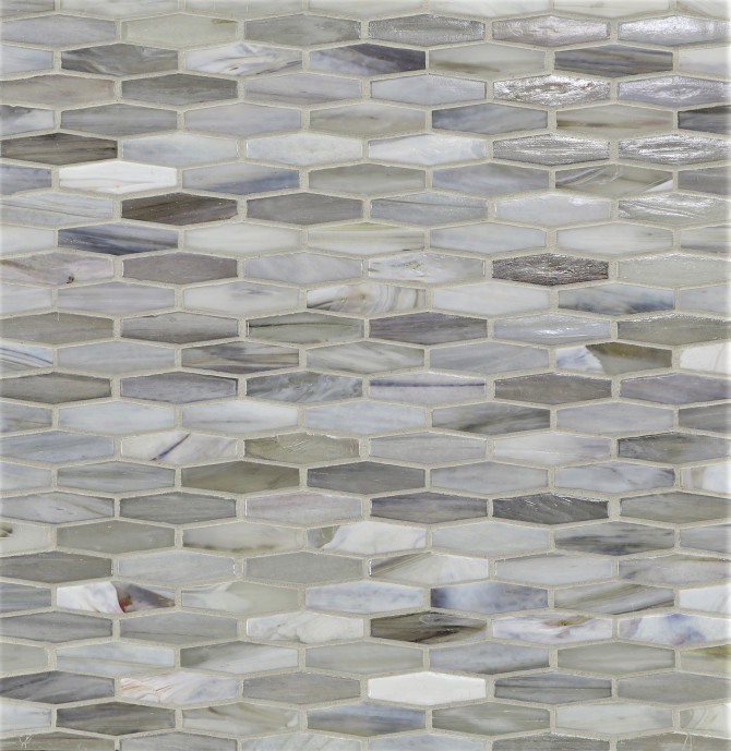 Agate Bari 5/8×2 Martini Mosaic Ribbed
