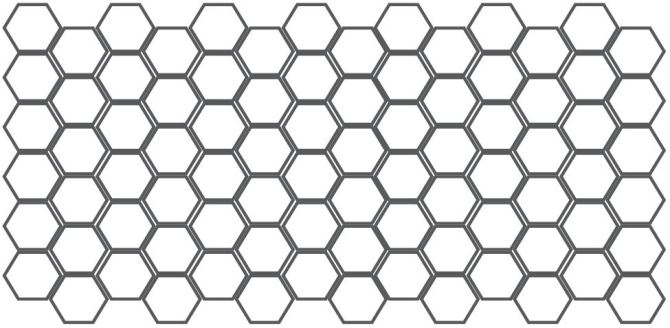 Unglazed Mosaics – Options Storm Gray 2″ Hexagon Mosaic