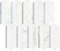 Waterjet Stone Mosaics Dove 11×12 Hydros Mosaic Honed