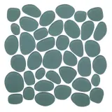 Beach Group Glass Lagoon 12×12 Spindrift Mosaic Matte