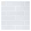 TrueTones Ceramics Hint Of Grey Gloss 2×8 Field Tile Gloss