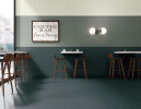 Multiplier White, Grey and Dark Grey 2 Hexagon Mosaic