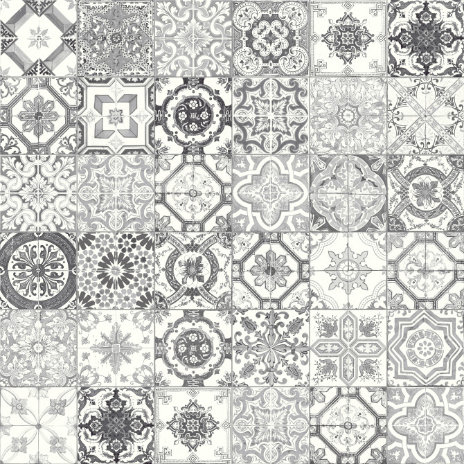 Marrakesh Grey Mix Mix 8X8 Matte