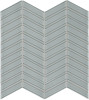 Bliss Element Glass Shadow 12×12 Chevron Mosaic