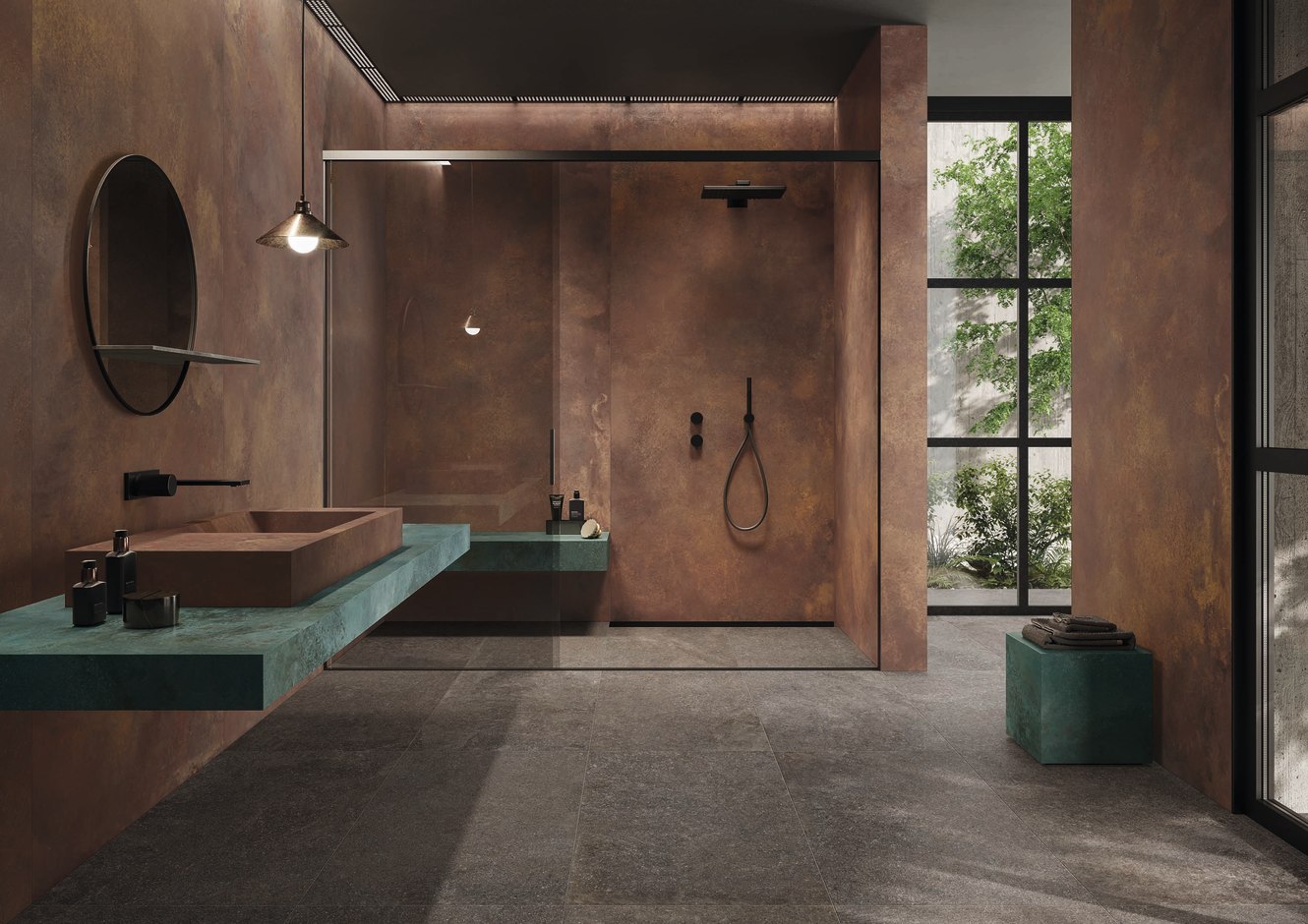 Alchemy Copper 47x109 and Mint 47x109