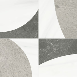 Waterjet Stone Mosaics Mist 12×12 Eclypse Mosaic Honed