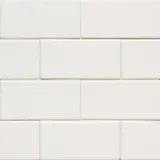 6th Avenue White 3×6 Field Tile Matte