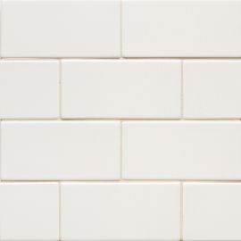 6th Avenue White 3×6 Field Tile Matte