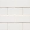 6th Avenue White 1×6 Mosaic Glossy