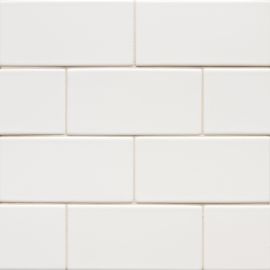 6th Avenue White 3×6 Field Tile Glossy