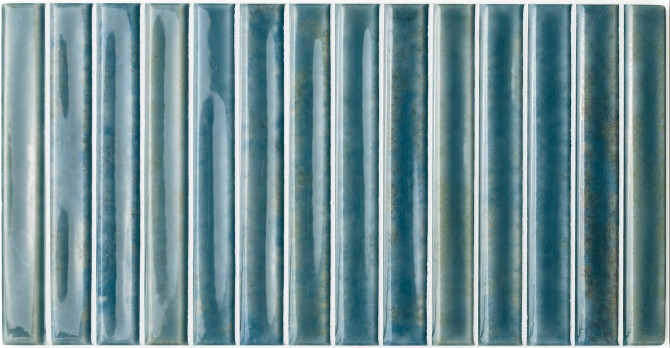 Potters Prusian 5×10 Bars Decorative Tile Glossy