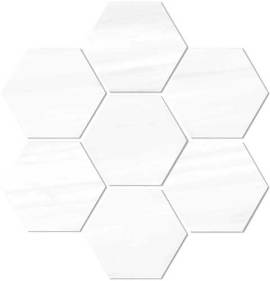 Dolomiti Dolomite 12×11 Hexagon Mosaic Satin Rectified