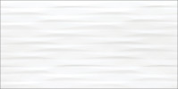 Frieze White 12×24 Recede Decorative Tile Glossy Rectified