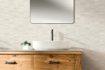 Net-Zero Ivory 1x3 Mosaic