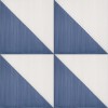 Scenario Blu 8×8 Triangle Decorative Tile Matte