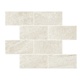 Element Ivory 3×6 Brick Mosaic Matte
