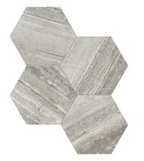 La Marca Travertino Instrata 6″ Hexagon Polished