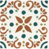 Cotto Revival Valencia 4×4 Decorative Tile Glossy