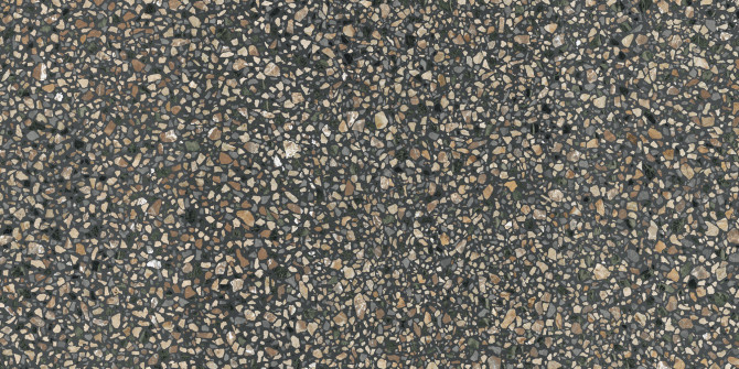 Civic Multicolor Black 24X48 Chips Field Tile Matte Rectified